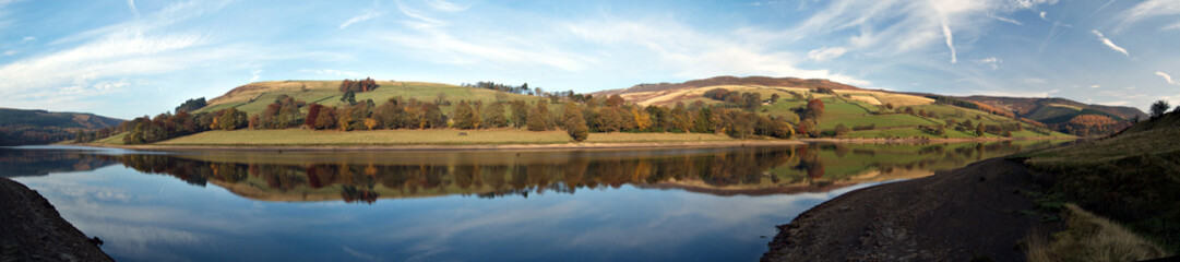 Ladybower reservoir. England