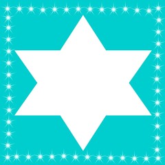 TURQUOISE STAR BACKGROUND