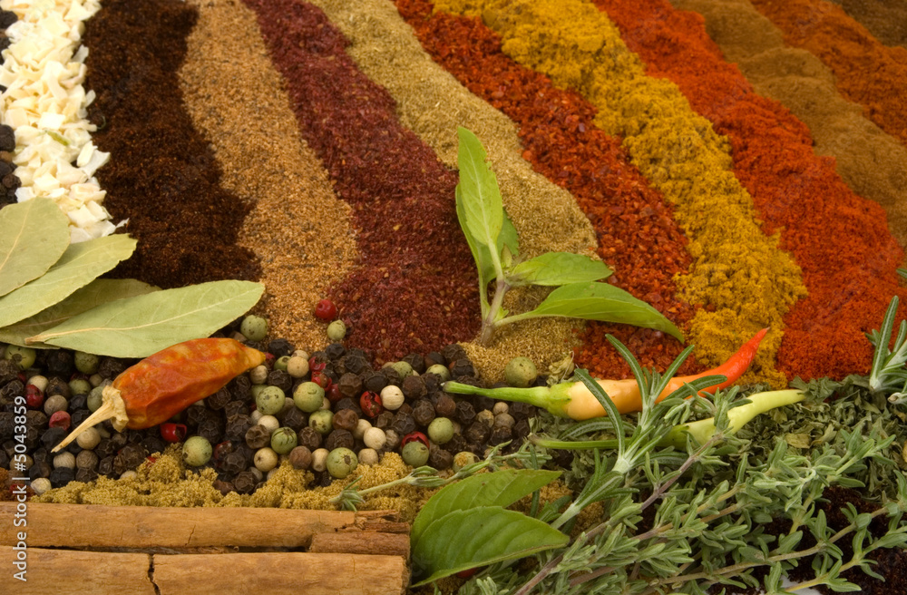 Canvas Prints Spices and Herbs