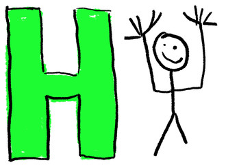 Letter H