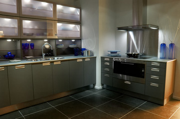the new modern kitchen