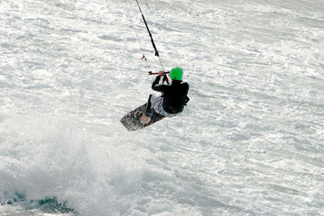 Naklejka premium kitesurfing 