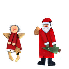 Weihnachtsmann + Engel