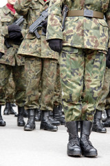 Standing at attention