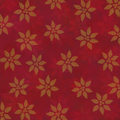 Background Gold Poinsettias