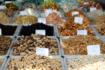 cacahuete au marché