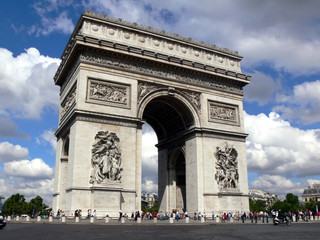 Triumphbogen, Paris - obrazy, fototapety, plakaty
