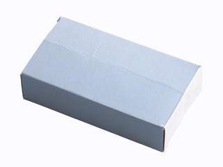 boîte rectangulaire sur fond blanc