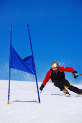 Slalom Ski racer 