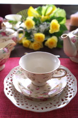 Beauty porcelain pottery