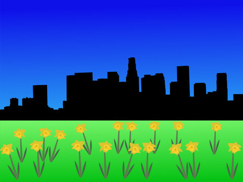 Los Angeles in spring
