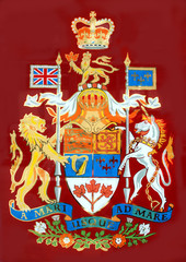Canadian heraldic coat of arms