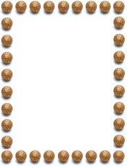 Marco de bolas de Navidad