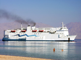 Egypt Nuweiba - grande traject near beach sea