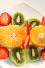 Slices of Fresh Fruits