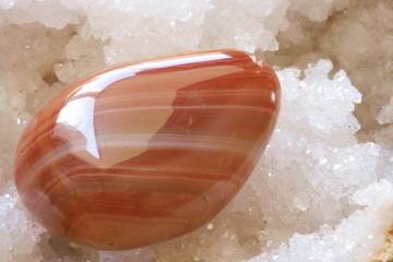 Coeur de jade rouge