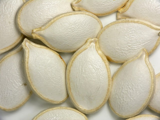 White pumpkin seeds