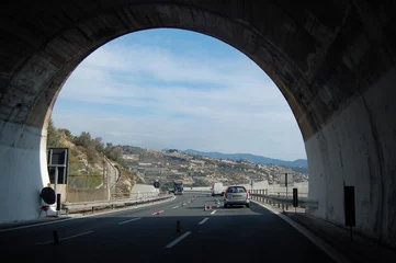 Papier Peint photo Tunnel tunnel routier