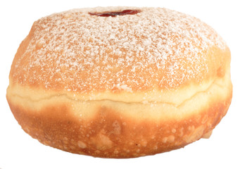 Hanukkah donut, isolated