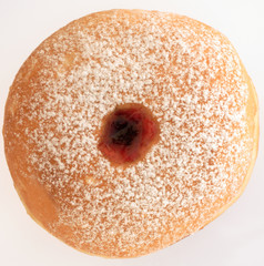 Hanukkah donut, isolated