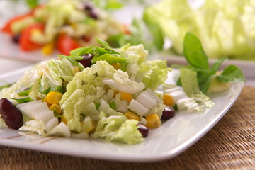 Fresh vegetarian salad