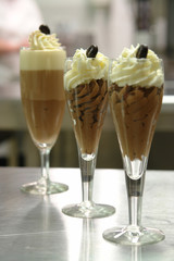 Chocolate mousse dessert