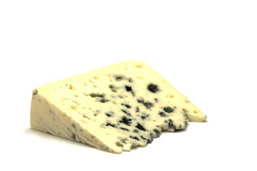 cheese on white background