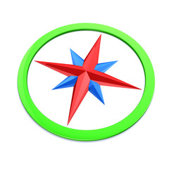 colourful compass