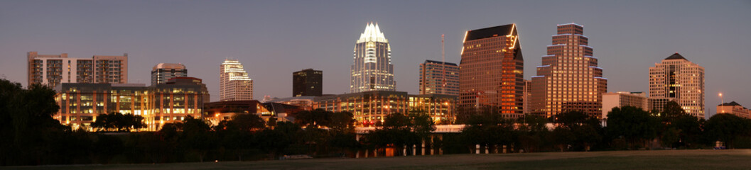 Downtown Austin, Texas at Night - 5078846