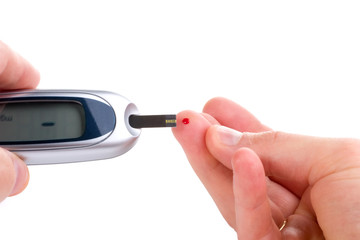Glucose level blood test