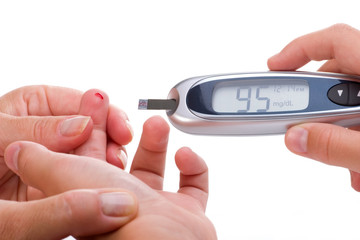 Glucose level blood test