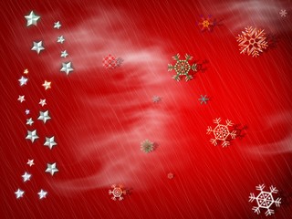Weihnachtshintergrund für Geschenkpapier oder Grusskarte