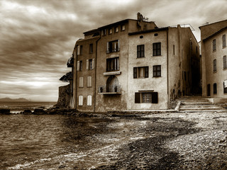 Saint-Tropez - Côte d'Azur (black & white)
