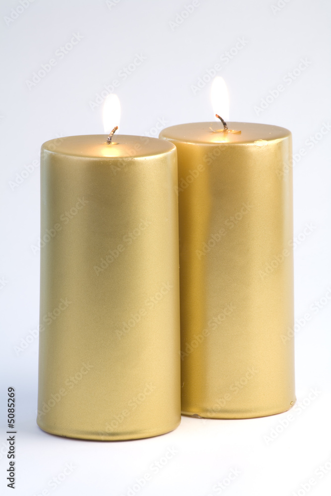 Wall mural candles