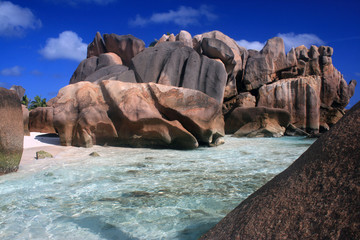 Strand auf den Seychellen