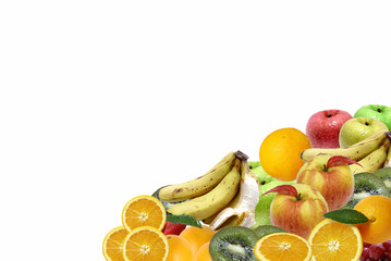 Naklejka na ściany i meble fresh fruits