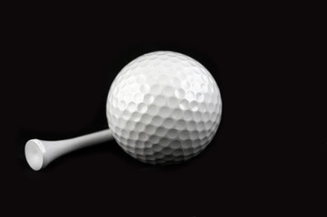 ball on black