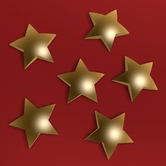 golden stars