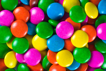 Colorful chocolate candies