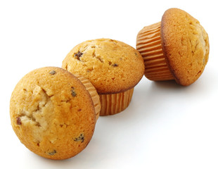 muffins with chocolate filling