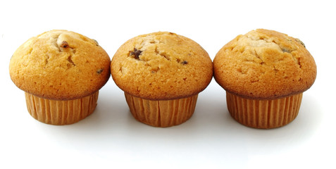 muffins with chocolate filling