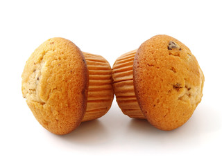 muffins with chocolate filling