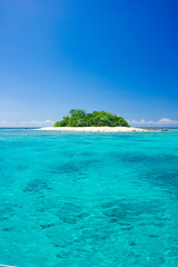 Naklejka na ściany i meble Tropikalny raj wakacje wyspa