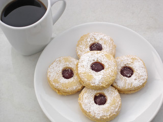 shortbread and coffee