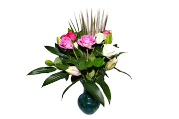 Bouquet of Flowers isolated on White