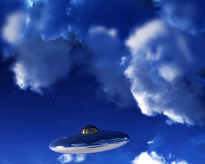 UFO In Sky 