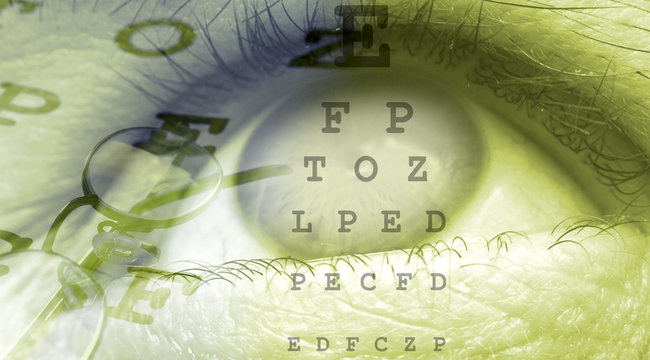 eye close up