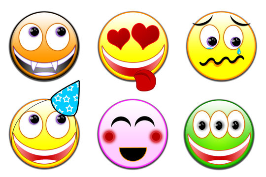 Emoticones - Smileys - s&eacute;rie 2