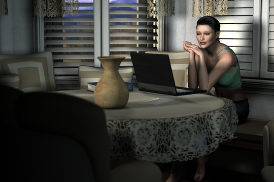 Woman on the Net I