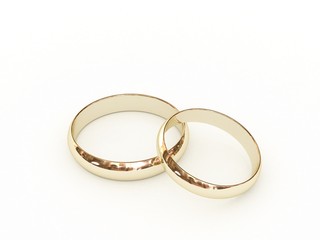 Gold wedding rings